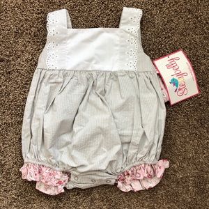 Baby bubble romper